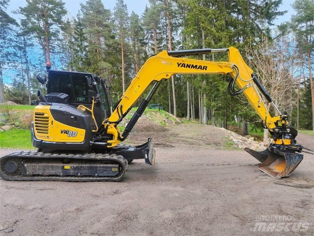 Yanmar VIO 80-1A Väikeekskavaatorid 7t-12t