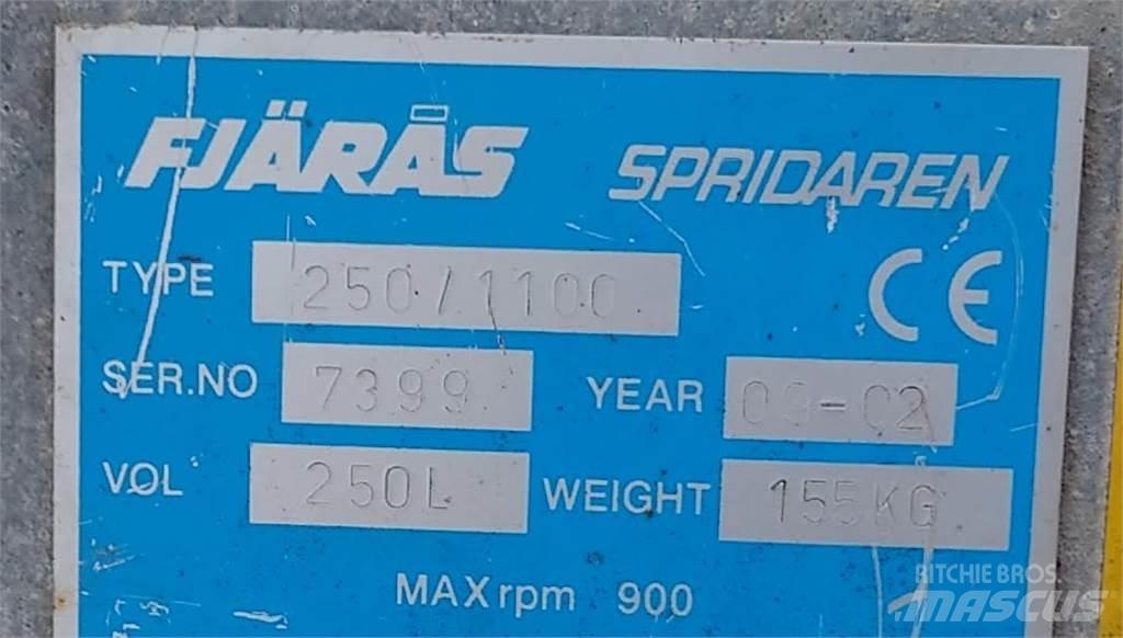  250/1100 3-p fäste Liivapuisturid ja soolapuisturid