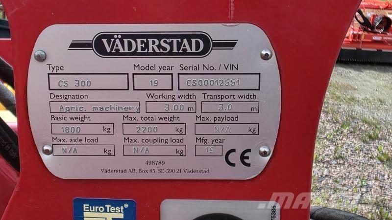 Väderstad Cultus 300 Muud mullaharimismasinad ja tarvikud