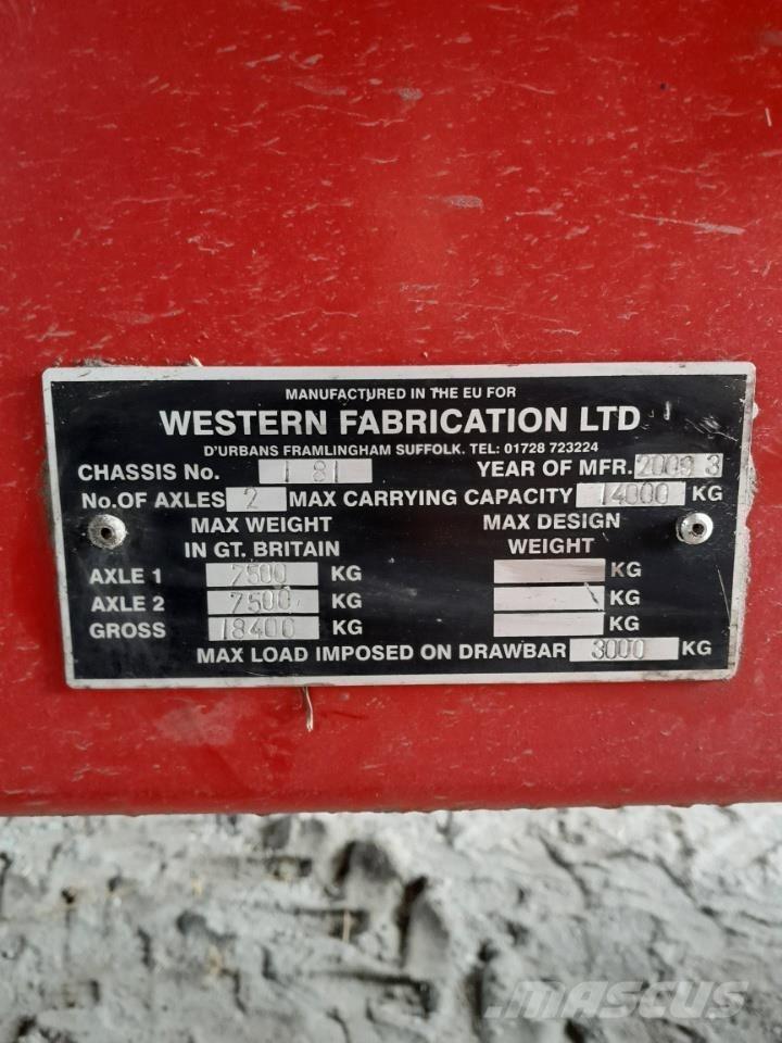 Western 14 TON Muud laadimise ja kaevamise seadmed