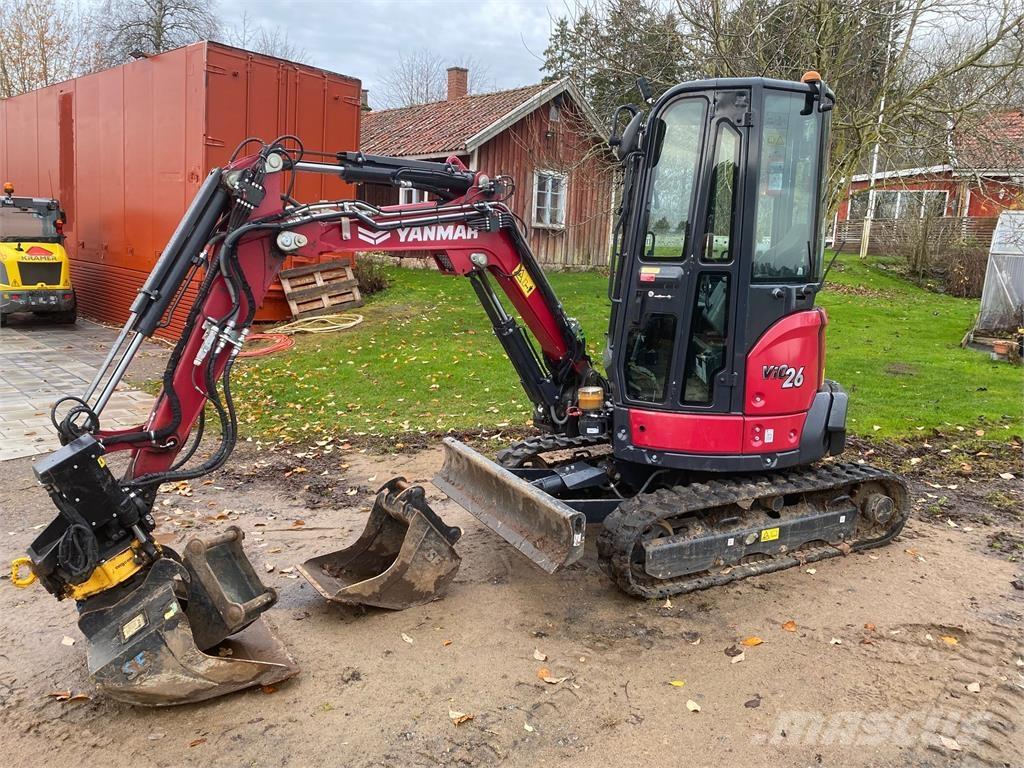 Yanmar VIO26 GRÄVARE Rataslaadurid
