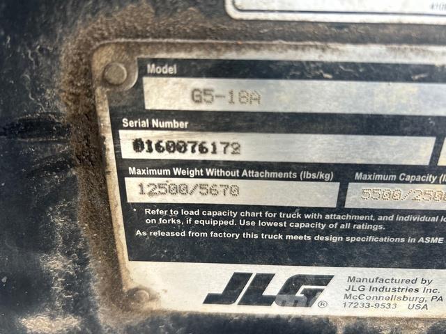 JLG G5-18 A Teleskooplaadurid