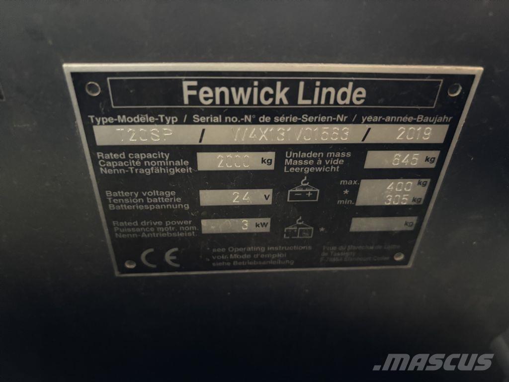 Linde T20 SP Platvormiga virnastajad