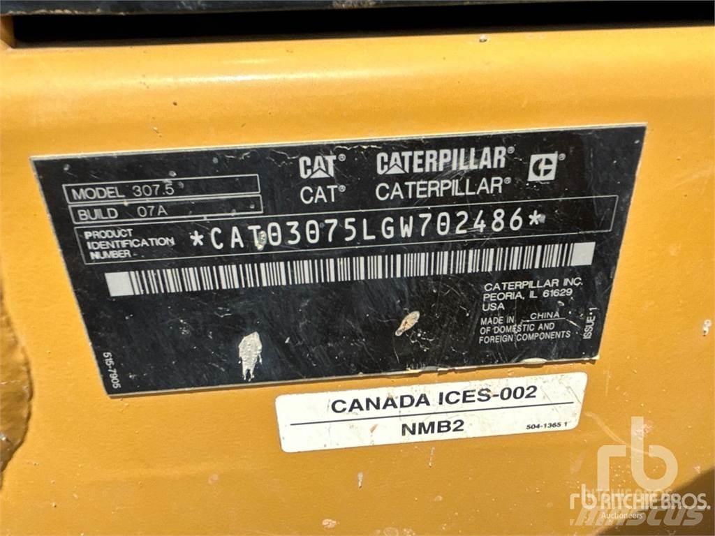 CAT 307.5 Roomikekskavaatorid