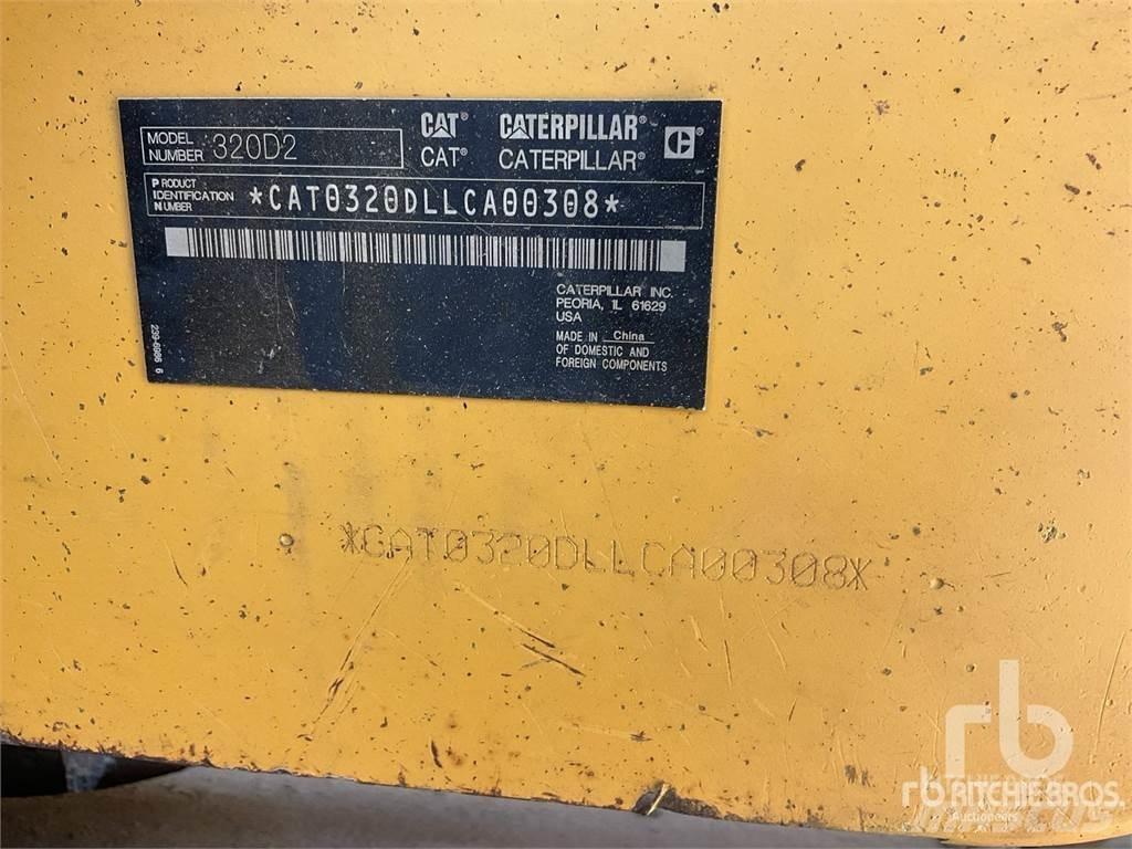 CAT 320D2 Roomikekskavaatorid