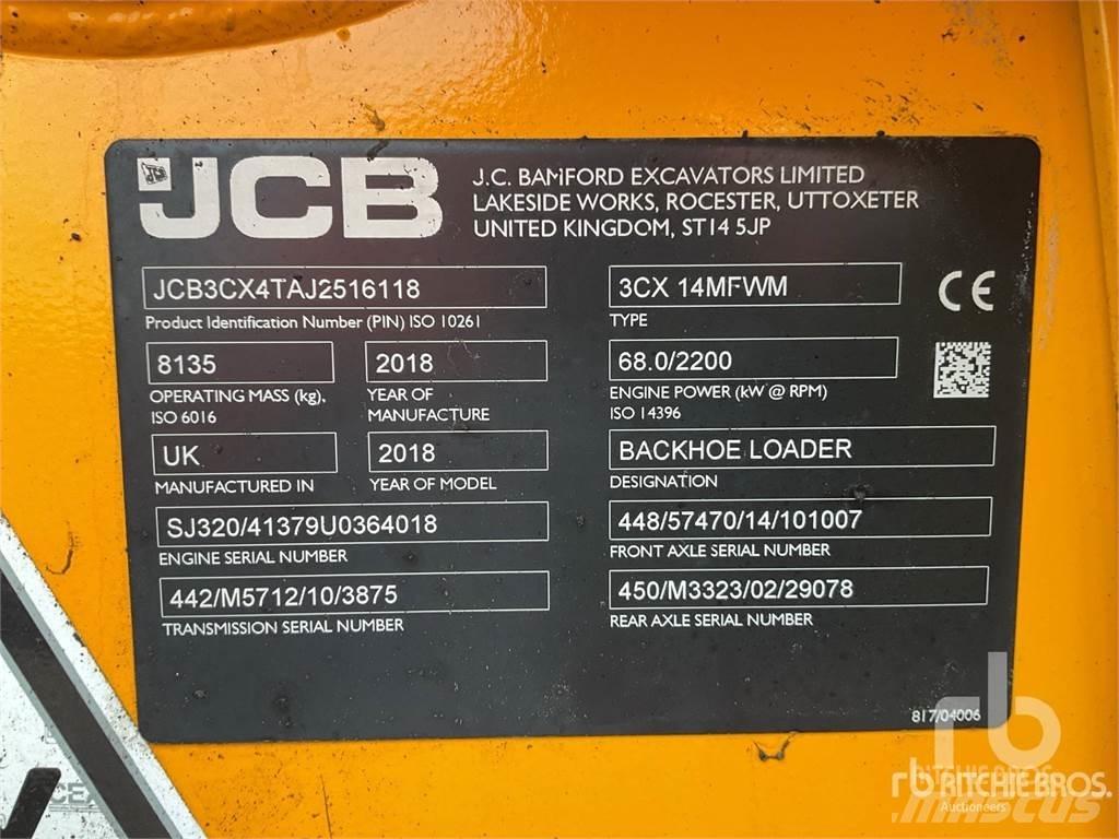 JCB 3CX 14MFWM Ekskavaatorlaadurid