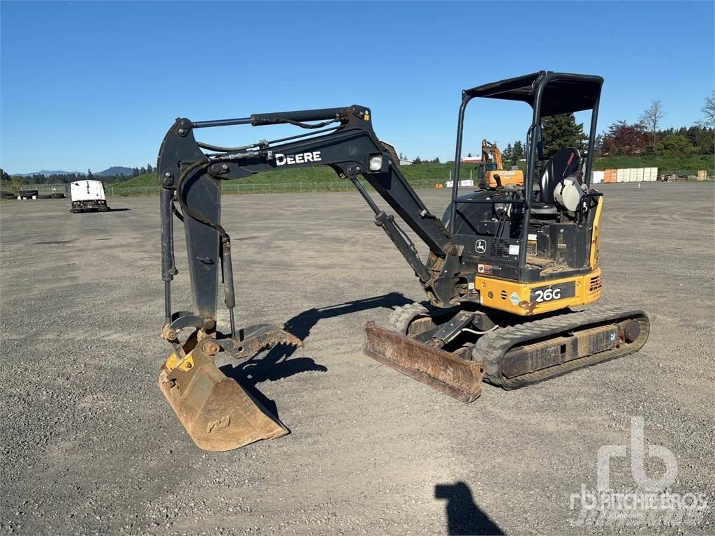 John Deere 26G Miniekskavaatorid < 7 t