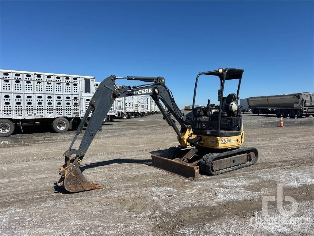 John Deere 27D Miniekskavaatorid < 7 t