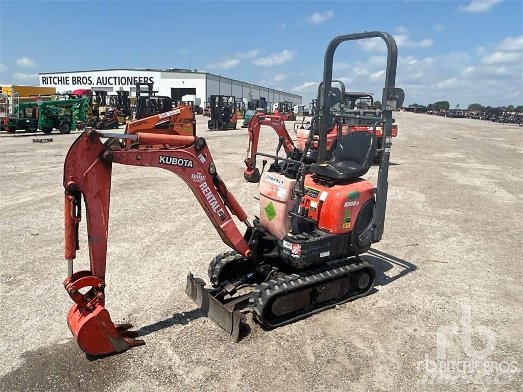 Kubota K008-3 Miniekskavaatorid < 7 t