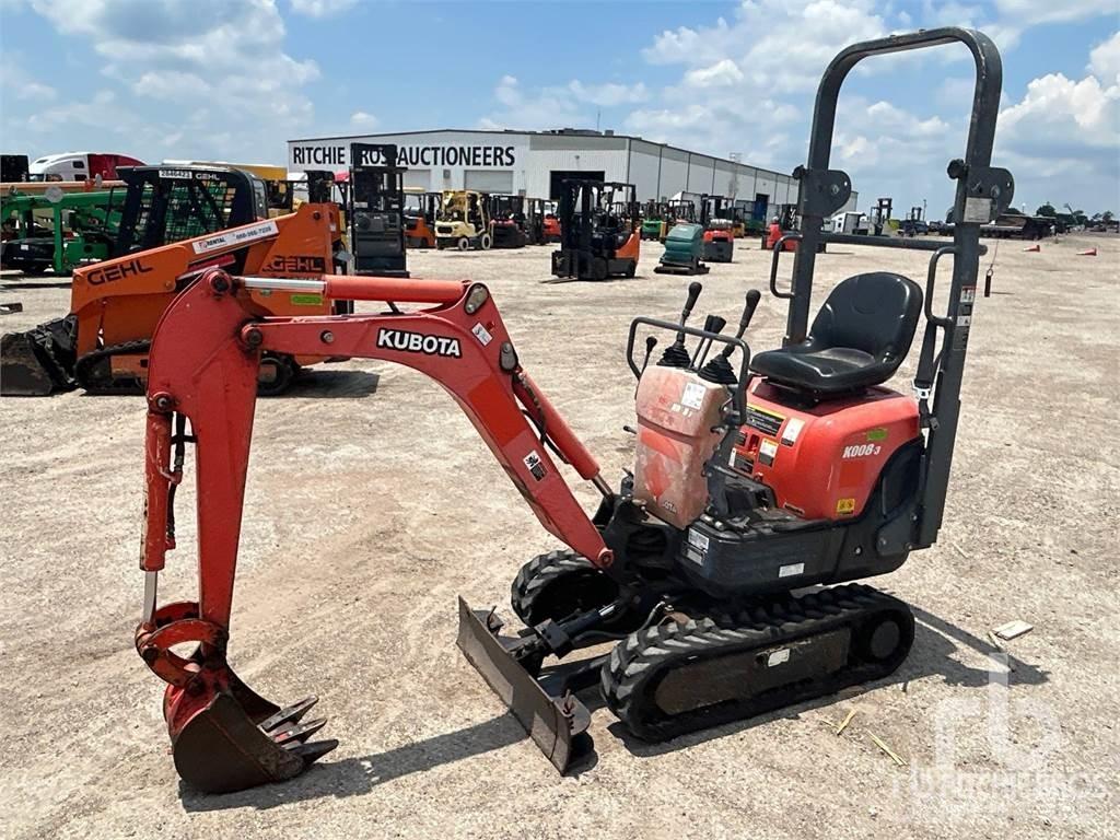 Kubota K008-3 Miniekskavaatorid < 7 t