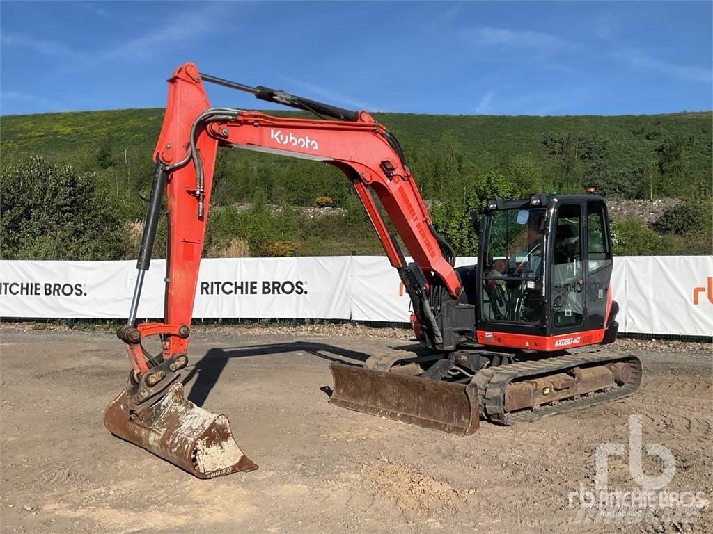 Kubota KX080-4 Roomikekskavaatorid