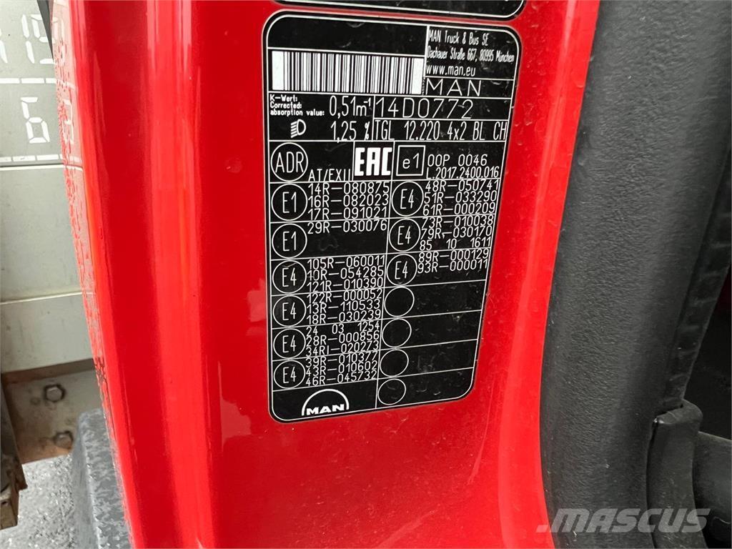 MAN TGL 12-220 BL Tentautod