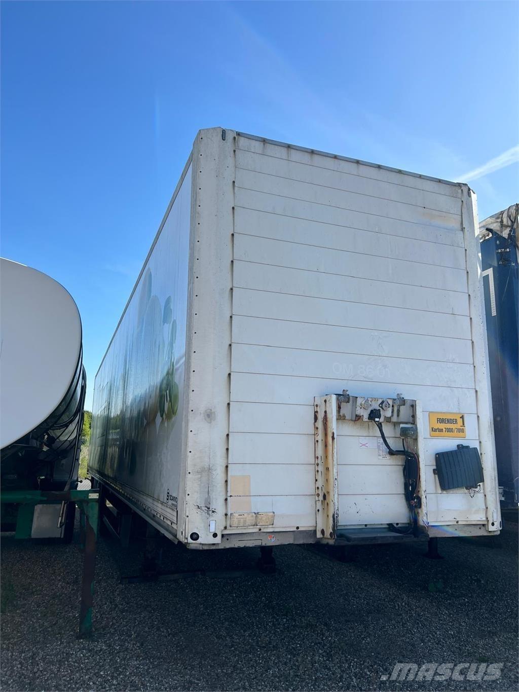 Schmitz 13,6 mtr boks Furgoonpoolhaagised