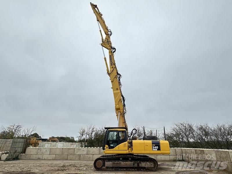 Komatsu PC340 HRD-7 Lammutusekskavaatorid