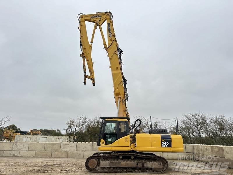 Komatsu PC340 HRD-7 Lammutusekskavaatorid