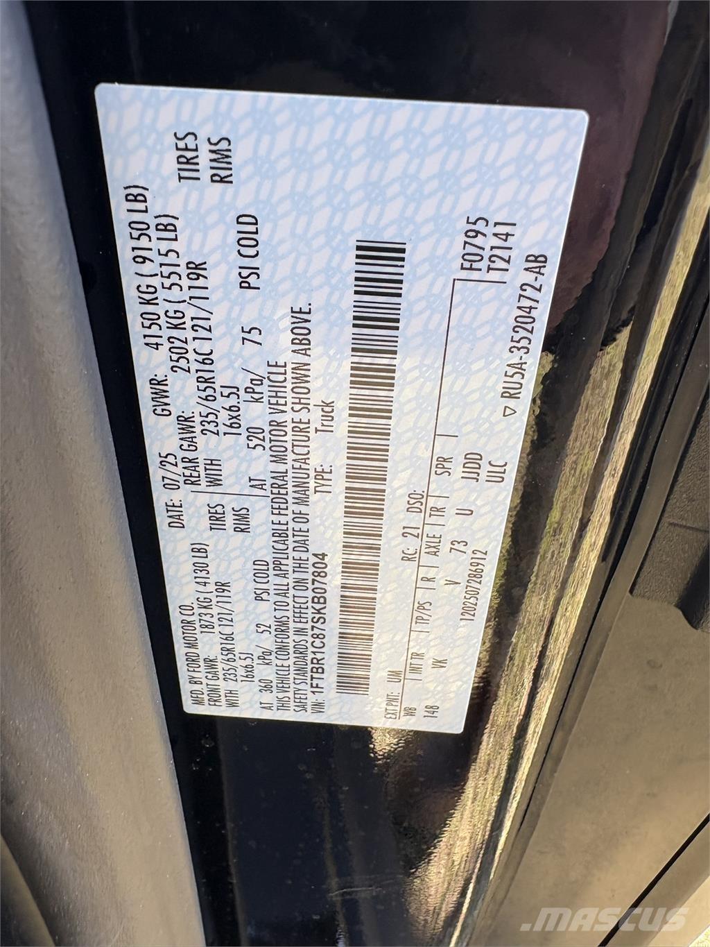 FRD 250 TRANS Furgoonautod