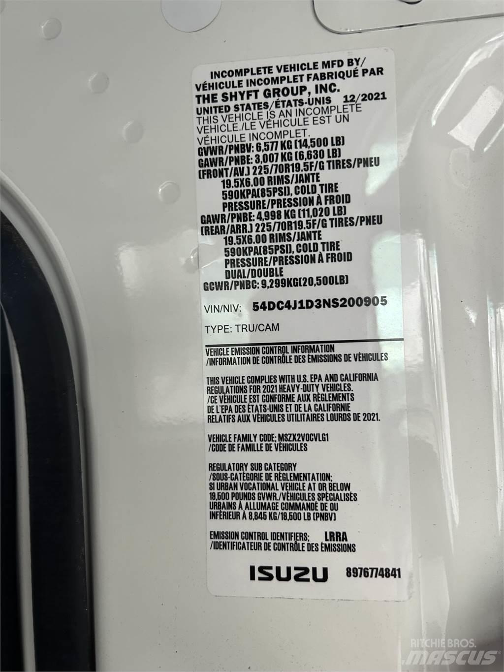 Isuzu NPR HD DC Muud veokid