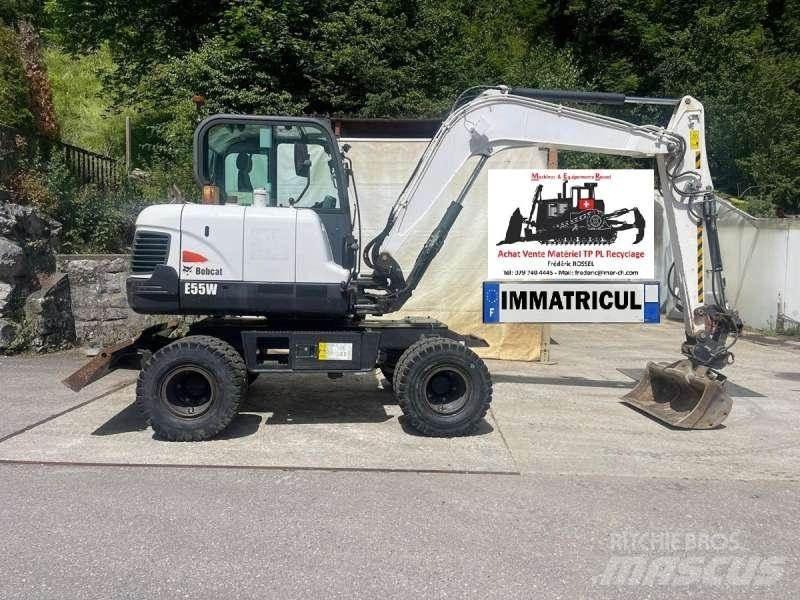 Bobcat E55W Ratasekskavaatorid