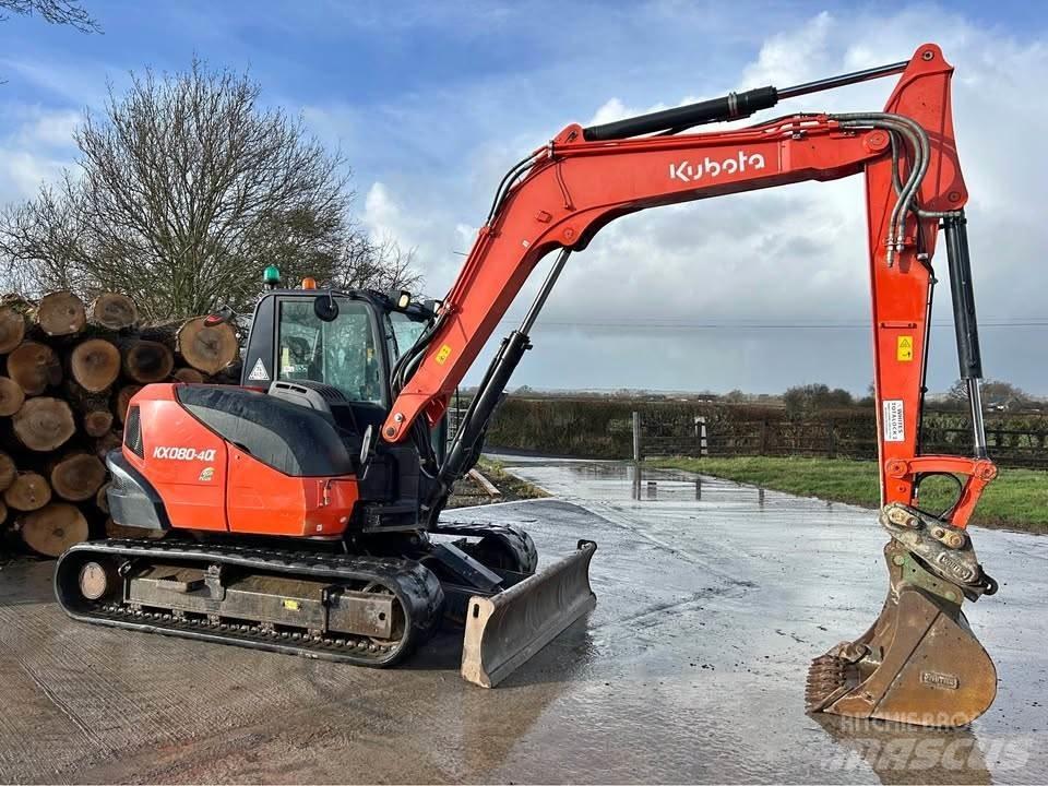 Kubota KX080-4 Roomikekskavaatorid