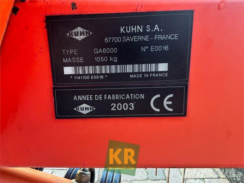 Kuhn GA 6000 Vaalutid ja kaarutid