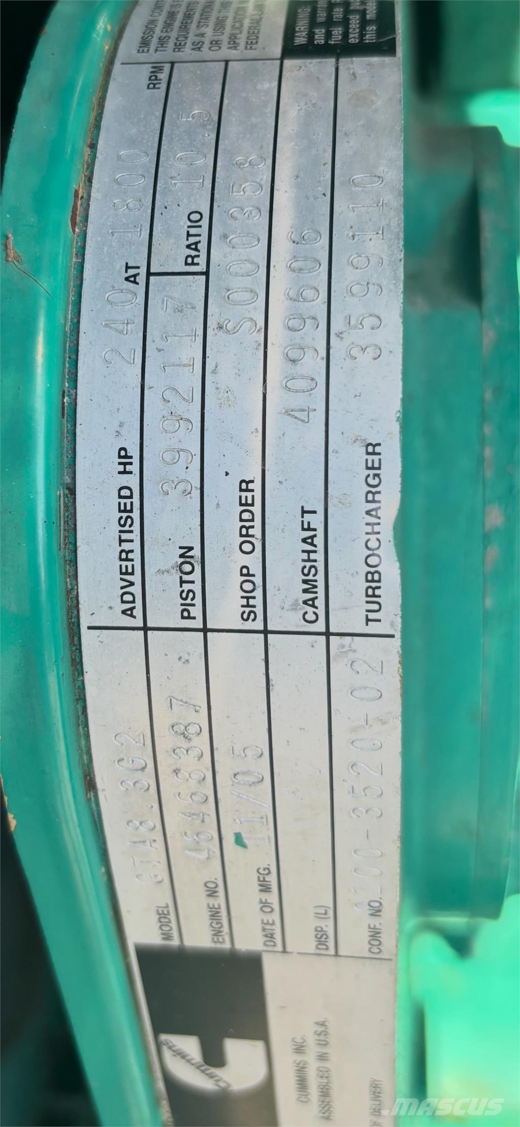 Cummins GTA8.3 Mootorid