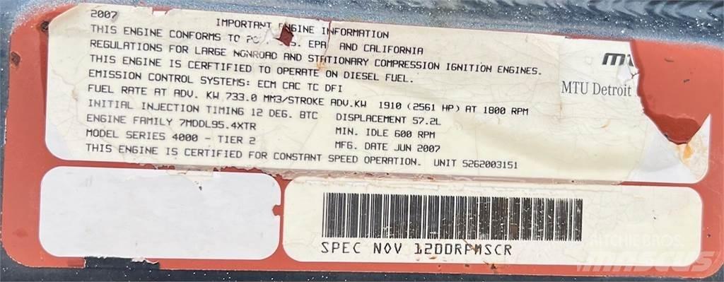 MTU 12V4000 Mootorid