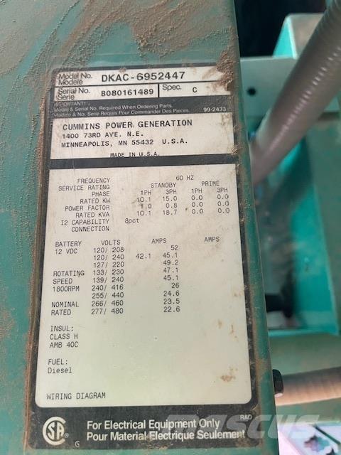 Onan 15kW Diiselgeneraatorid