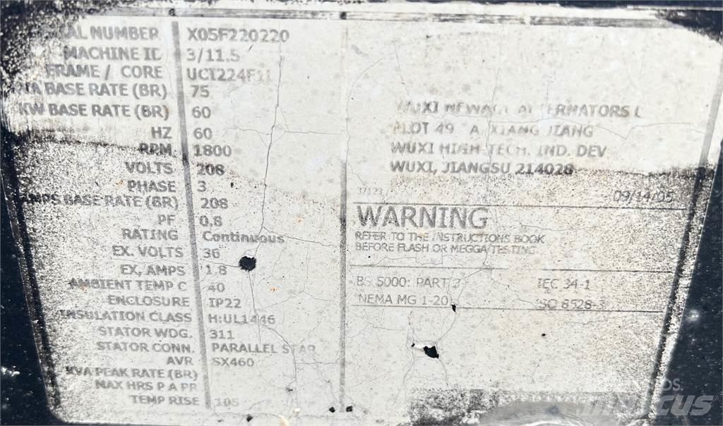 Perkins 60kW Diiselgeneraatorid