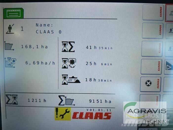 CLAAS LINER 4000 Vaalutid ja kaarutid