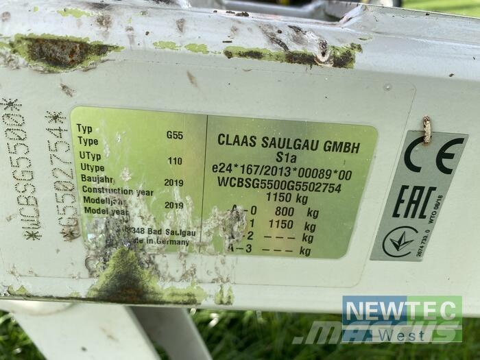 CLAAS VOLTO 1100 T Vaalutid ja kaarutid