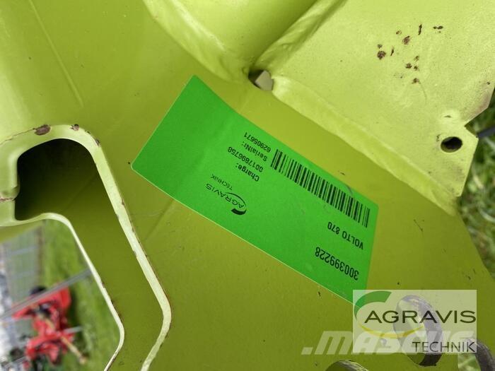 CLAAS VOLTO 870 Vaalutid ja kaarutid