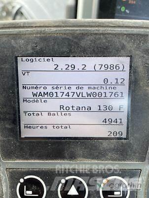 Fendt ROTANA 130 F Ruloonpressid