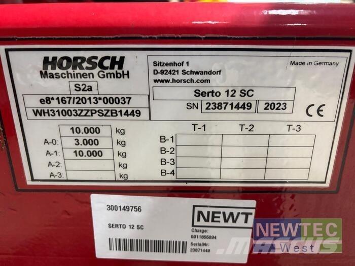 Horsch SERTO 12 SC Külvikud