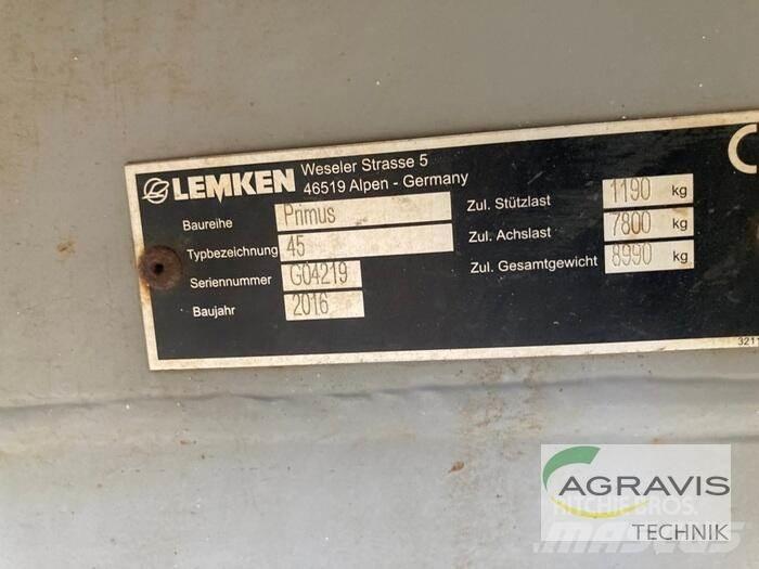 Lemken PRIMUS 45/27 Haagispritsid