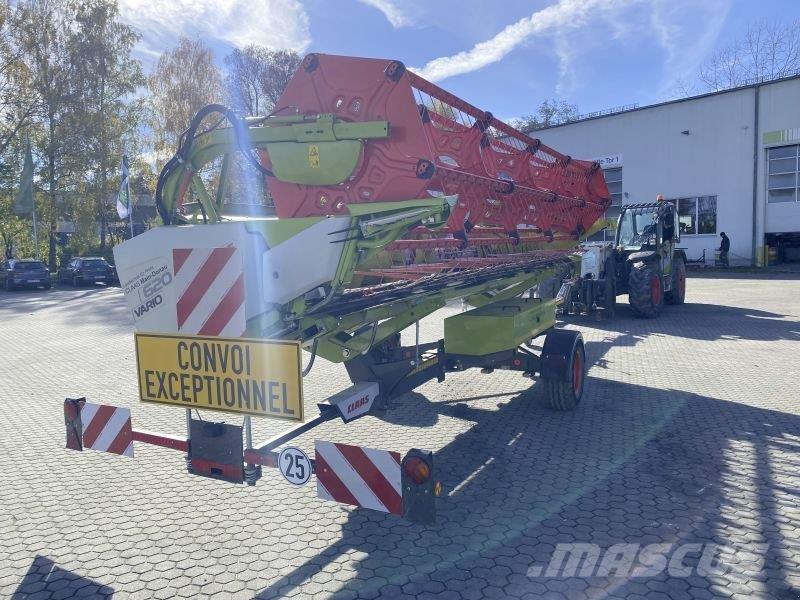 CLAAS V 620 + TW Kombainide heedrid