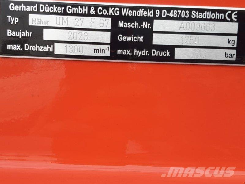 Dücker UM 27 Kompostisegajad