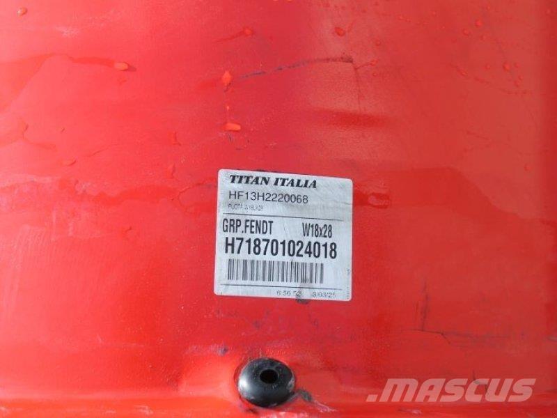 Fendt W 18x28 Rehvid, rattad ja veljed