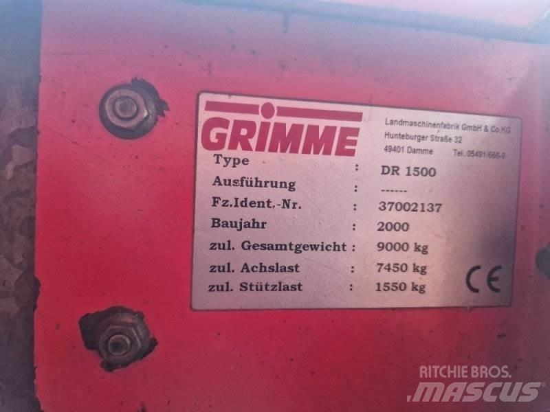 Grimme DR 1500 Kartulikombainid ja kaevajad