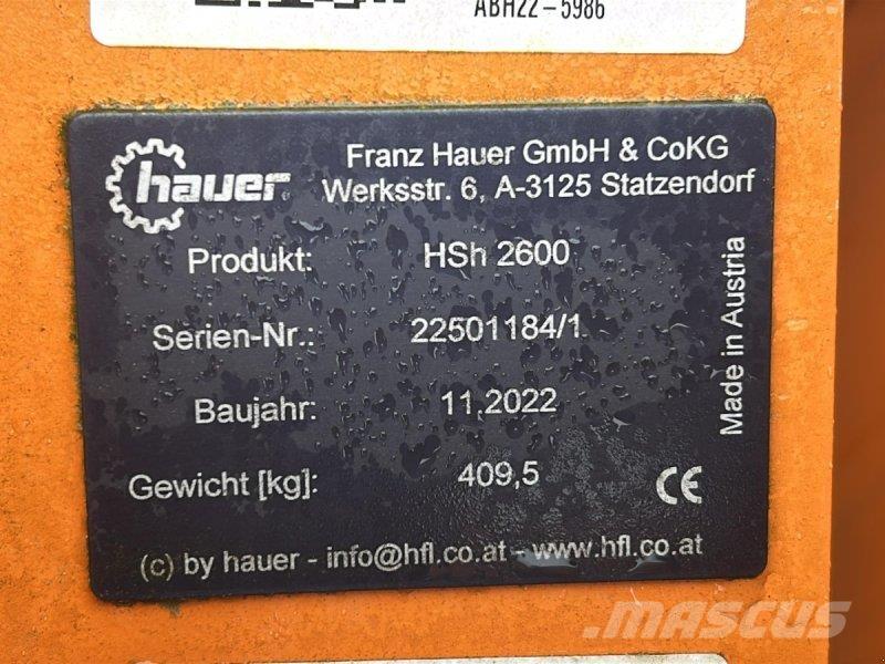 Hauer HSh 2600 Lumesahad