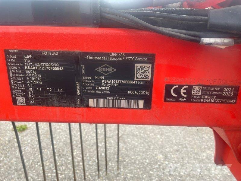Kuhn GA 9032 Vaalutid