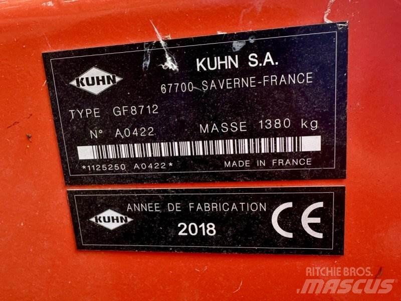 Kuhn GF 8712 Vaalutid ja kaarutid