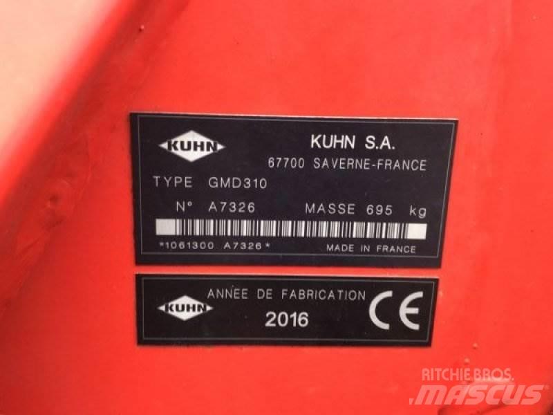 Kuhn GMD 310 Niidukid