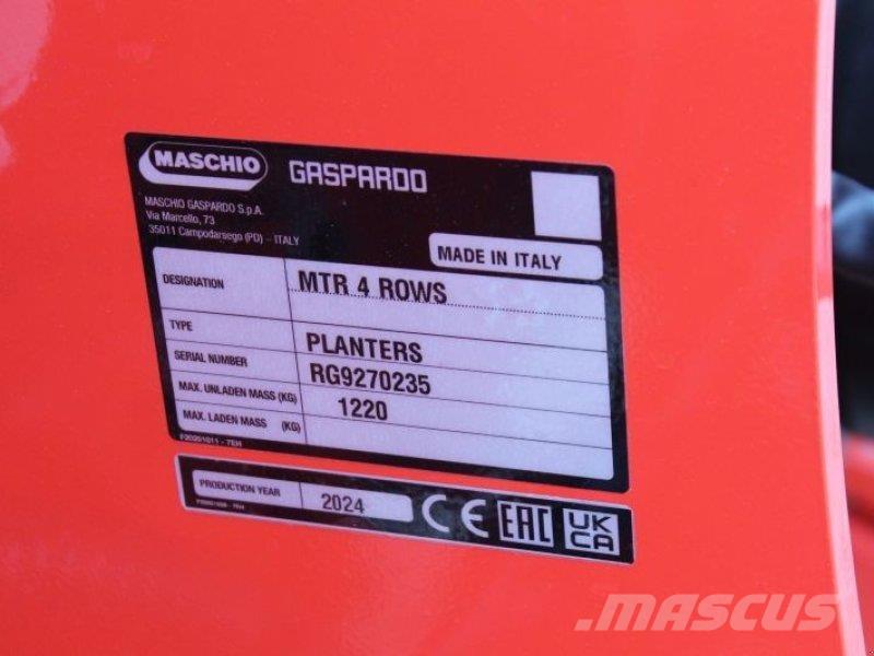 Maschio MTR 4 Muud külvimasinad ja tarvikud