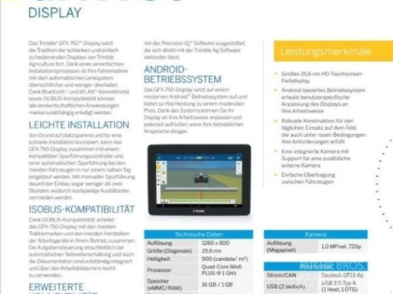Trimble GFX 750 Muud põllumajandusmasinad