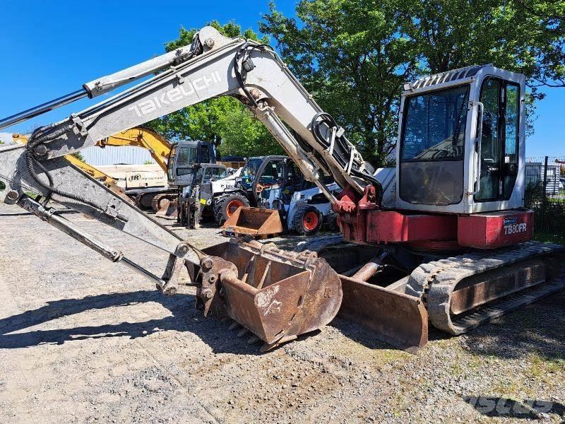 Takeuchi TB80FR Miniekskavaatorid < 7 t