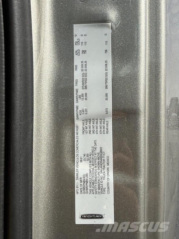 Freightliner CASCADIA 126 Sadulveokid