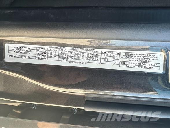 Peterbilt 567 Sadulveokid