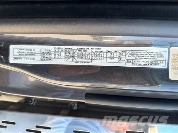 Peterbilt 567 Sadulveokid