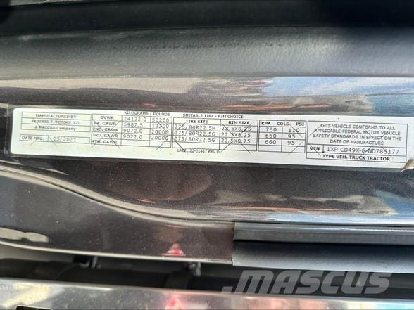 Peterbilt 567 Sadulveokid
