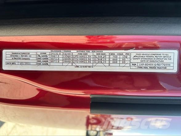 Peterbilt 579 Sadulveokid